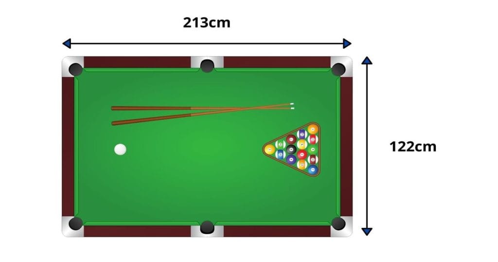 The British 7ft (213cm x 122cm)
