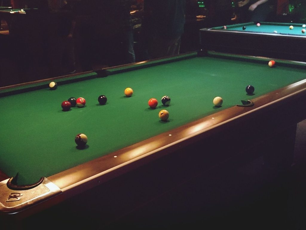 pool tables in hall 3