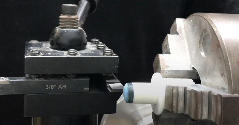 Step 1: Mount on Lathe