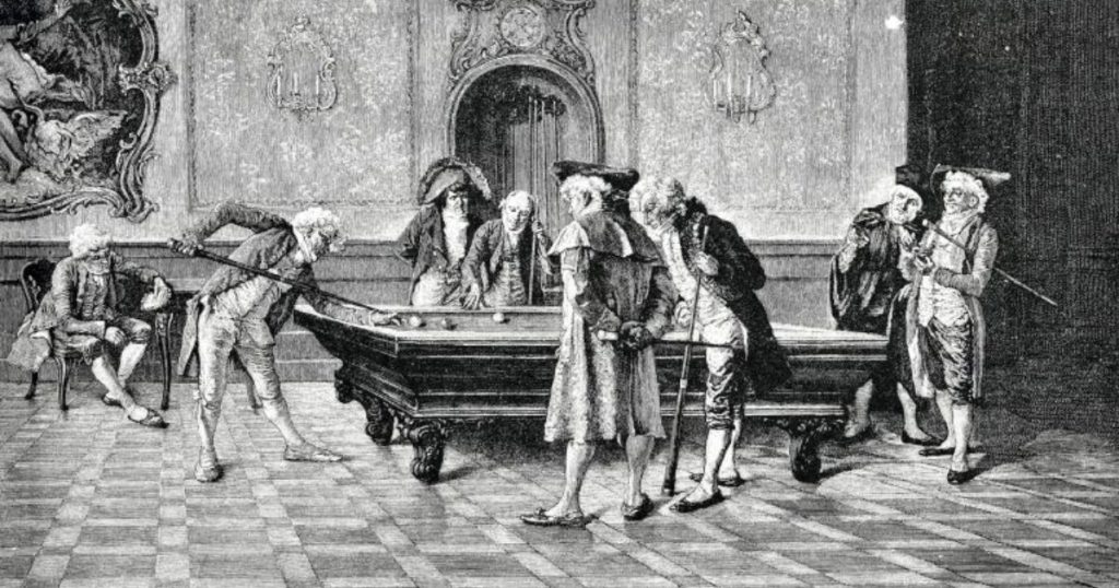 when was pool table invented
