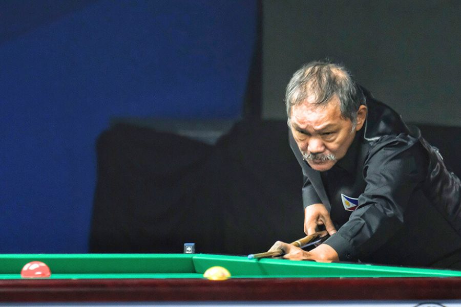 Filipino player Efren "Bata" Reyes holds wide acclaim as one of the greatest one-pocket players in the world.