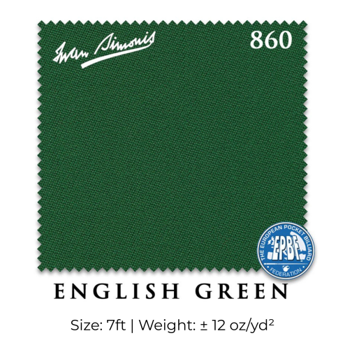 860 x 66" Simonis Green™ *HR* 7 foot