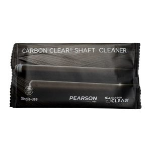 Carbon clear shaft cleaner front